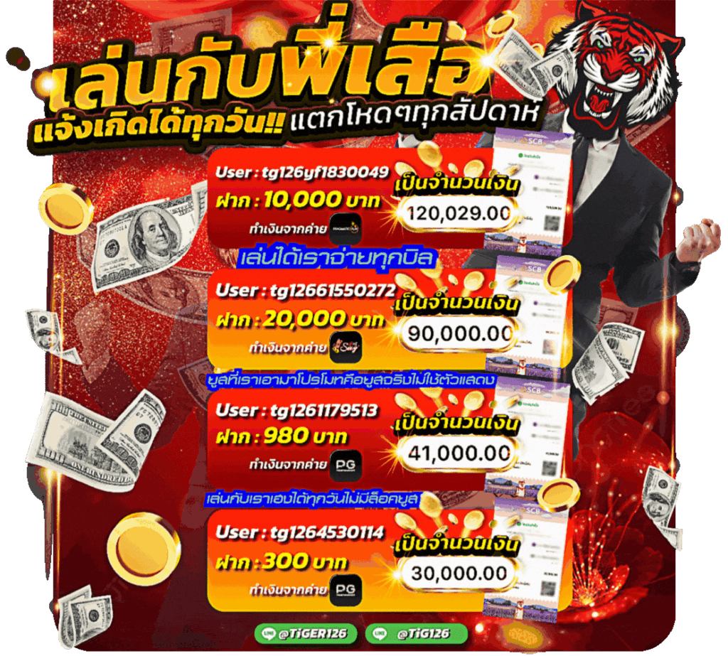 TIGER เว็บตรงคาสิโนออนไลน์ cover